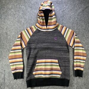 Hooey Hoodie Girls XL Southwestern Serape Stripe Pullover Kangaroo Pocket